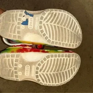 CROCS | Shoes | Crocs Red And Yellow Slippers With  display picture 2
